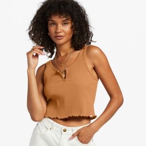 NWOT Billabong Cropped Ribbed Tank Size M & Size L